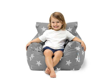 Baby I'm A Star Kids Bean Bag Chair grey