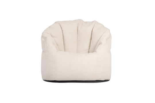 Boston Tub Corduroy Bean Bags Large Vanilla