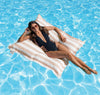 Cabo Pool Float Taupe Stripes