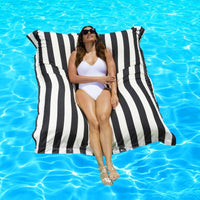 Portsea Pool Float Black Stripes