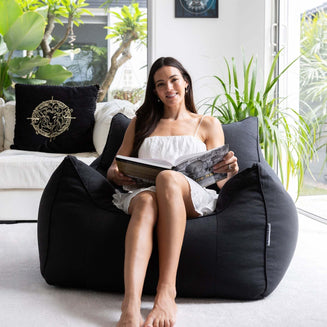 Teddy Linen Bean Bag
